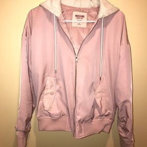 Light pink bomber jacket